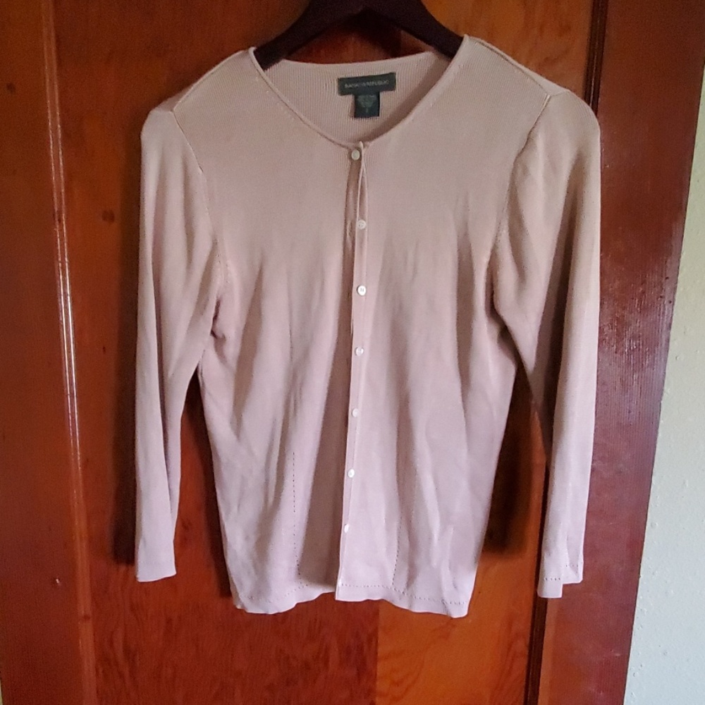 Banana Republic Blush Pink Cardigan Sz S